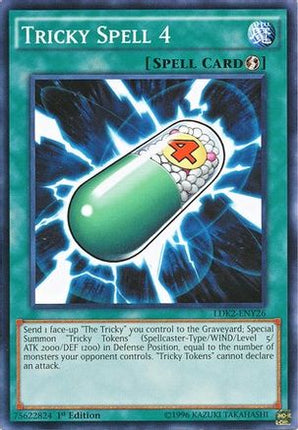 Tricky Spell 4 (Common / Short Print) [LDK2-ENY26] Legendary Decks II Unlimited