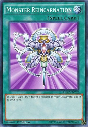 Monster Reincarnation (Common / Short Print) [LDK2-ENY32] Legendary Decks II 1st Edition
