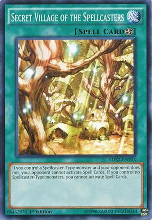 Secret Village of the Spellcasters (Common / Short Print) [LDK2-ENY33] Legendary Decks II Unlimited
