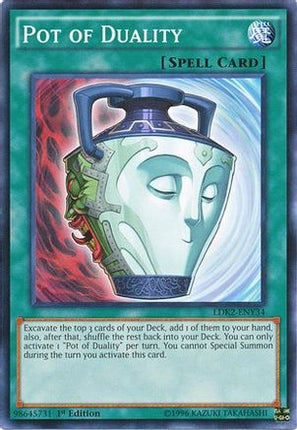 Pot of Duality (Common / Short Print) [LDK2-ENY34] Legendary Decks II 1st Edition
