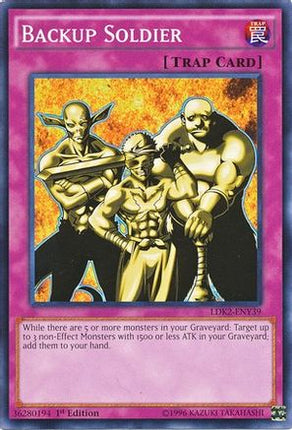 Backup Soldier (Common / Short Print) [LDK2-ENY39] Legendary Decks II 1st Edition
