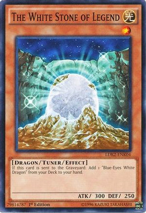 The White Stone of Legend (Common / Short Print) [LDK2-ENK04] Legendary Decks II 1st Edition