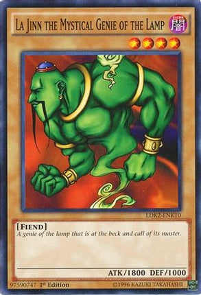 La Jinn the Mystical Genie of the Lamp (Common / Short Print) [LDK2-ENK10] Legendary Decks II Unlimited