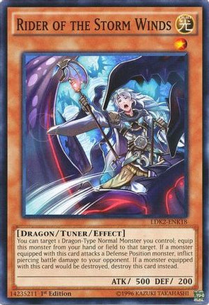 Rider of the Storm Winds (Common / Short Print) [LDK2-ENK18] Legendary Decks II 1st Edition