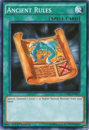 Ancient Rules (Common / Short Print) [LDK2-ENK27] Legendary Decks II Unlimited