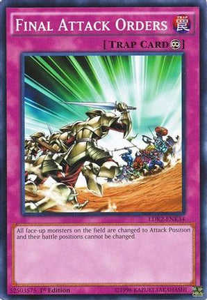 Final Attack Orders (Common / Short Print) [LDK2-ENK34] Legendary Decks II 1st Edition