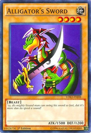 Alligator's Sword (Common / Short Print) [LDK2-ENJ08] Legendary Decks II 1st Edition