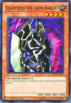 Gearfried the Iron Knight (Common / Short Print) [LDK2-ENJ12] Legendary Decks II Unlimited