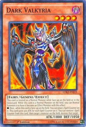 Dark Valkyria (Common / Short Print) [LDK2-ENJ19] Legendary Decks II Unlimited