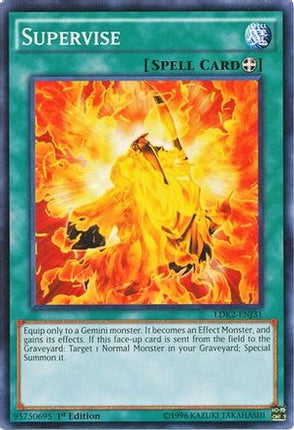 Supervise (Common / Short Print) [LDK2-ENJ31] Legendary Decks II Unlimited