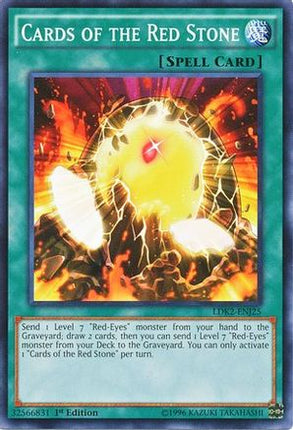 Cards of the Red Stone (Common / Short Print) [LDK2-ENJ25] Legendary Decks II Unlimited