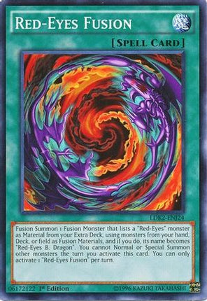 Red-Eyes Fusion (Common / Short Print) [LDK2-ENJ24] Legendary Decks II 1st Edition