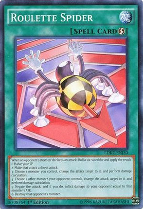 Roulette Spider (Common / Short Print) [LDK2-ENJ30] Legendary Decks II Unlimited
