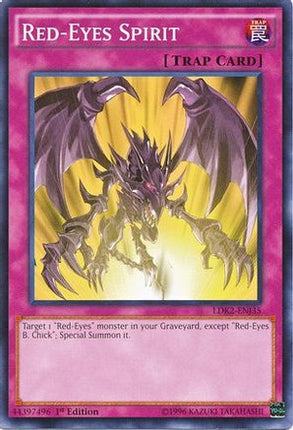 Red-Eyes Spirit (Common / Short Print) [LDK2-ENJ35] Legendary Decks II Unlimited