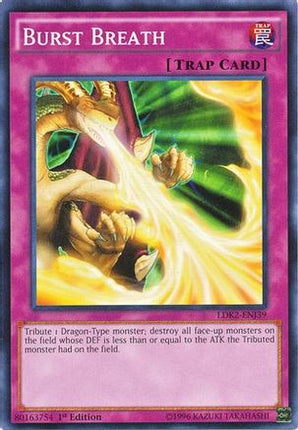 Burst Breath (Common / Short Print) [LDK2-ENJ39] Legendary Decks II Unlimited
