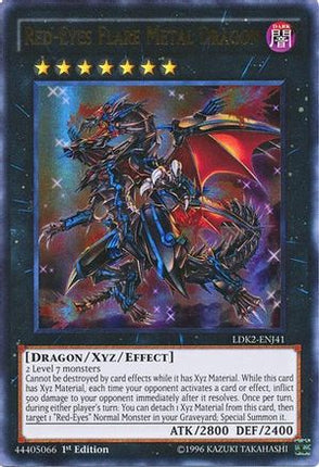 Red-Eyes Flare Metal Dragon (Ultra Rare) [LDK2-ENJ41] Legendary Decks II 1st Edition