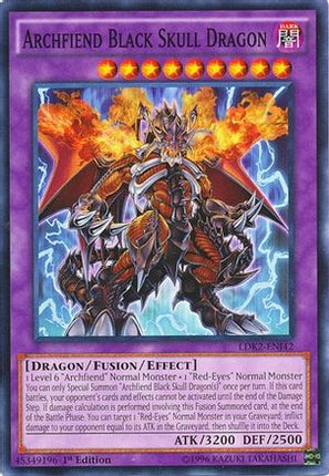 Archfiend Black Skull Dragon (Common / Short Print) [LDK2-ENJ42] Legendary Decks II Unlimited
