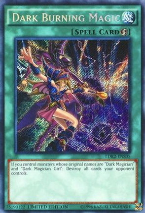 Dark Burning Magic (Secret Rare) [LDK2-ENS05] Legendary Decks II Limited