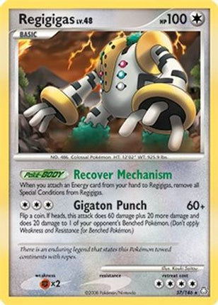 Regigigas - 37/146 (DP Legends Awakened) [Deck Exclusives] Holofoil
