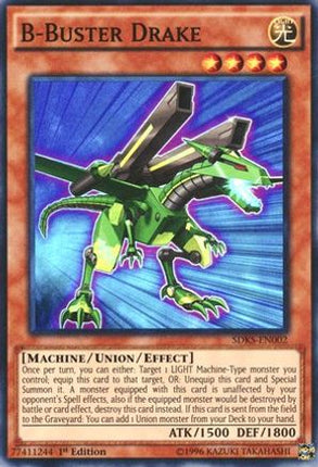 B-Buster Drake (Super Rare) [SDKS-EN002] Structure Deck: Seto Kaiba 1st Edition
