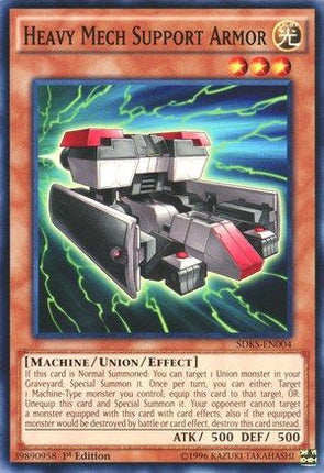 Heavy Mech Support Armor (Common / Short Print) [SDKS-EN004] Structure Deck: Seto Kaiba 1st Edition