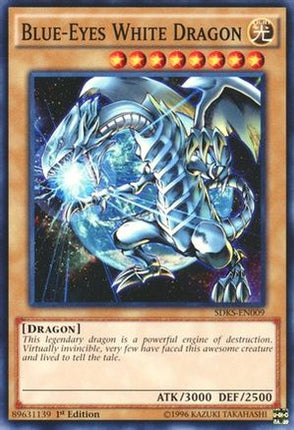 Blue-Eyes White Dragon (Common / Short Print) [SDKS-EN009] Structure Deck: Seto Kaiba 1st Edition