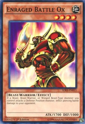Enraged Battle Ox (Common / Short Print) [SDKS-EN013] Structure Deck: Seto Kaiba Unlimited