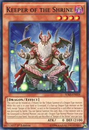 Keeper of the Shrine (Common / Short Print) [SDKS-EN018] Structure Deck: Seto Kaiba 1st Edition