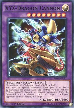 XYZ-Dragon Cannon (Common / Short Print) [SDKS-EN042] Structure Deck: Seto Kaiba 1st Edition