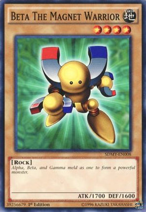 Beta The Magnet Warrior (Common / Short Print) [SDMY-EN008] Structure Deck: Yugi Muto 1st Edition