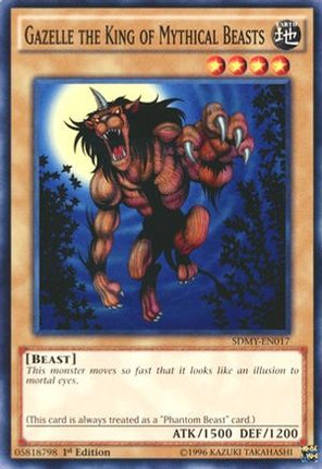 Gazelle the King of Mythical Beasts (Common / Short Print) [SDMY-EN017] Structure Deck: Yugi Muto 1st Edition