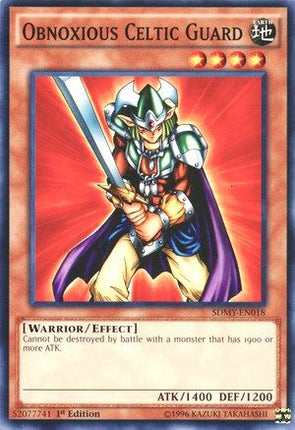 Obnoxious Celtic Guard (Common / Short Print) [SDMY-EN018] Structure Deck: Yugi Muto 1st Edition