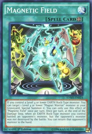 Magnetic Field (Common / Short Print) [SDMY-EN024] Structure Deck: Yugi Muto 1st Edition
