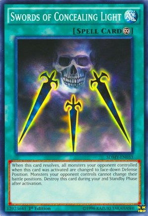 Swords of Concealing Light (Common / Short Print) [SDMY-EN033] Structure Deck: Yugi Muto 1st Edition