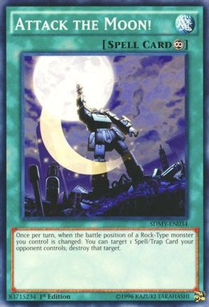Attack the Moon! (Common / Short Print) [SDMY-EN034] Structure Deck: Yugi Muto 1st Edition