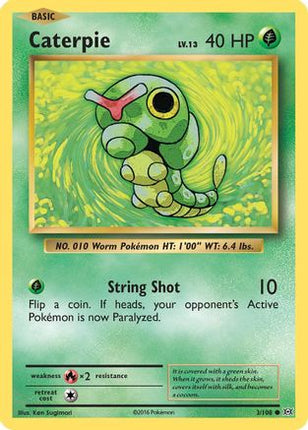 Caterpie - 3/108 [XY - Evolutions] Reverse Holofoil