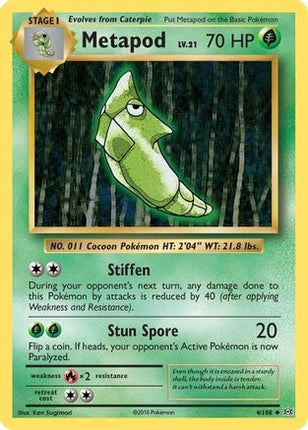 Metapod - 4/108 [XY - Evolutions]