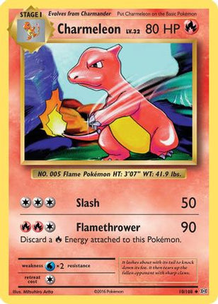 Charmeleon - 10/108 [XY - Evolutions] Reverse Holofoil