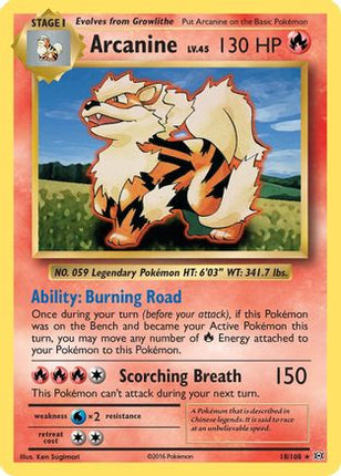 Arcanine - 18/108 [XY - Evolutions]