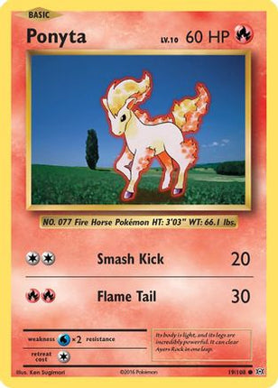 Ponyta - 19/108 [XY - Evolutions] Reverse Holofoil