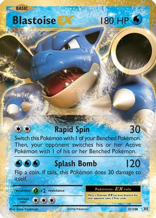 Blastoise EX - 21/108 [XY - Evolutions] Holofoil