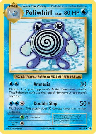 Poliwhirl - 24/108 [XY - Evolutions] Reverse Holofoil
