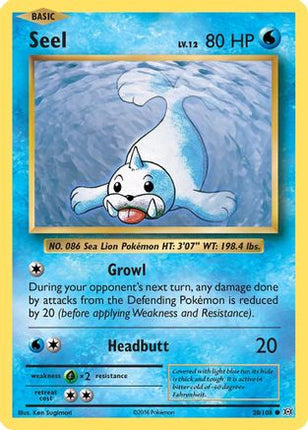 Seel - 28/108 [XY - Evolutions]
