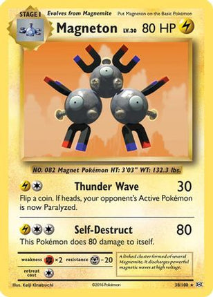 Magneton - 38/108 [XY - Evolutions] Reverse Holofoil