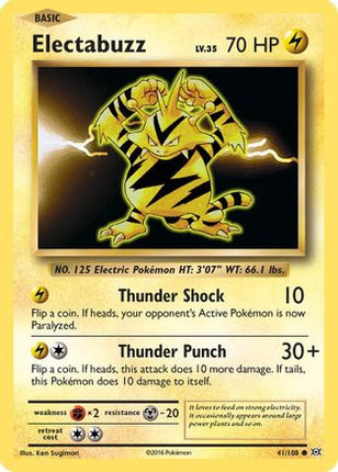 Electabuzz - 41/108 [XY - Evolutions] Reverse Holofoil