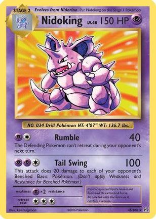 Nidoking - 45/108 [XY - Evolutions] Holofoil