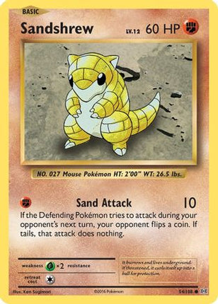 Sandshrew - 54/108 [XY - Evolutions] Reverse Holofoil