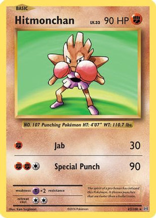 Hitmonchan - 62/108 [XY - Evolutions] Holofoil