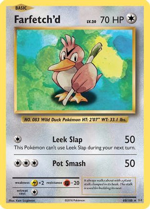 Farfetch'd - 68/108 [XY - Evolutions] Reverse Holofoil