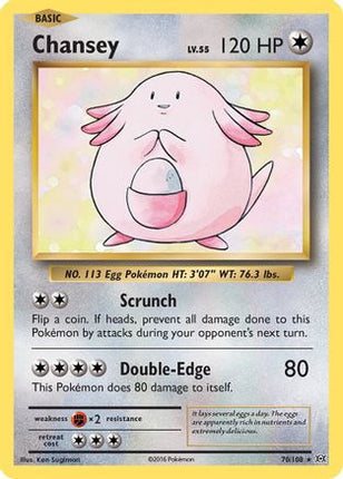Chansey - 70/108 [XY - Evolutions] Holofoil